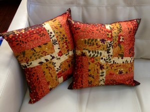 Scrappy Autumn Throw Pillows