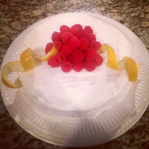 Lemon Raspberry Cake